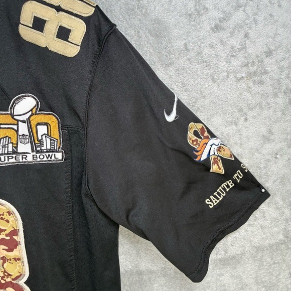 Denver Broncos Demaryius Thomas #88 Salute to Service Super Bowl 50 Jersey Small - Picture 6 of 9